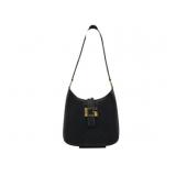 GUCCI GG Black Canvas Shoulder Bag