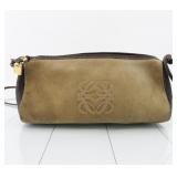 Loewe Suede & Leather Shoulder Bag