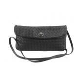Bottega Veneta Grey Leather Diagonal Shoulder Bag