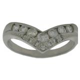Platinum .50 ct Natural Diamond Ring