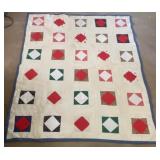 70ï¿½ x 58ï¿½ Handmade Quilt W/ Some Staining