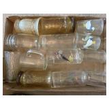 12 Assorted Drinking Glasses, Jelly Jars and More
