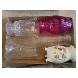 (5) Assorted Vases