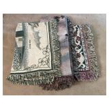 (3) Assorted Throws