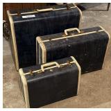 3 Vintage Samsonite Suitcases