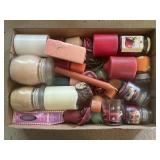 Tray Lot Of Assorted Candles