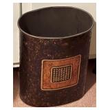 Small Vintage Metal Trash Can