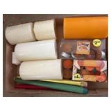 Assorted Candles & Candlesticks