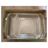 (3) Assorted Baking Dishes, Pyrex & Anchor