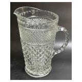 Anchor Hocking Wexford Heavy Glass Pitcher Clear