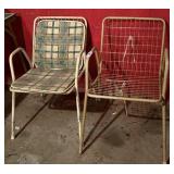 1950s Metal Patio Chairs