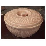 Vintage Hull Pottery Diamond Casserole Bowl