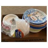 Assorted Paper Plates & Bowls