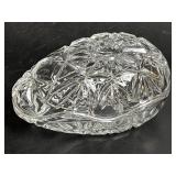 Bohemia Crystal 6ï¿½ Egg Candy Trinket Dish 24% Lead