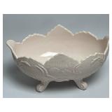 Jeannette Lombardi Shell Pink Milk Glass Fruit