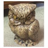 8ï¿½ Chalk Ware Owl Decor