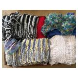 9 Assorted Scarves