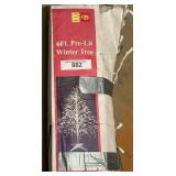6ï¿½ Pre-Lit Winter Tree