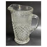 Anchor Hocking Wexford Heavy Glass Pitcher Clear