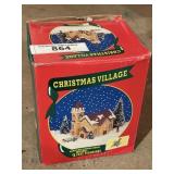 Christmas Village Porcelain Lighted House (missing