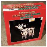 3 Dimensional Wire Frame Reindeer