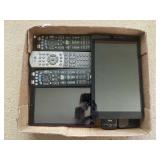 Tray Lot Of Assorted Remotes, Cell Phones &