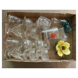 4 Tulip Shape Scalloped Rim Footed Ice Cream