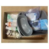 Tray Lot Of Assorted Medical Supplies Including