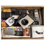 Tray Lot of Assorted Phones & More