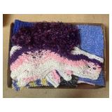 Tray Lot Of (11) Assorted Handmade Scarves