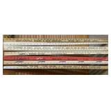 (7) Assorted Yard Sticks