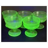 Uranium Anchor Hocking Sherbets