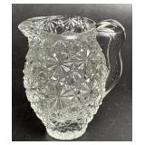 Vintage L.E. Smith Daisy And Button Glass