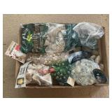 Tray Lot Of Assorted Decorative Rocks &