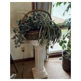Decorative Column Pillar Plant Stand & Artificial