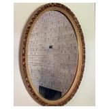 Oval Wall Hanging Mirror