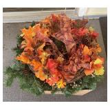 Box Lot Of Assorted Christmas/Fall Decor