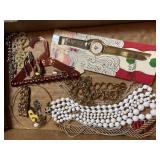 Tray Lot Of Assorted Costume Jewelry