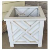 Footed Planter W/ Contents