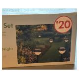 2 Outdoor Accents Solar Lights