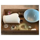Assorted Items Including Mixing Bowl, Pitcher, &