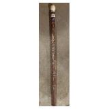 WWII?? Hand Carved Pool Cue