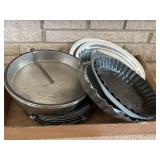Assorted Pie Plates, Small Servers, Easy Release