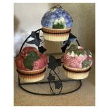 For Your Home Jam Jelly Jars Condiment Set w/