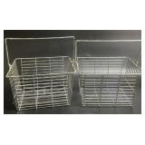 (2) 6ï¿½ x 7ï¿½ Wire Freezer Baskets