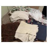 8 Assorted Afghans & Blankets