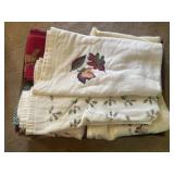 (9) Assorted Decorative Dish Towels