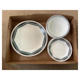 23 Piece Set Of Corelle ï¿½Anglesï¿½ Design Dinner