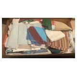Tray Lot Of Assorted Material & More