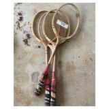 Set of 4 Spalding Bad Mitton Rackets